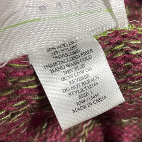 Gorgeous Floral Crochet Knit Cardigan Sweater Vest Boho Feminine Large - Picture 10 of 13